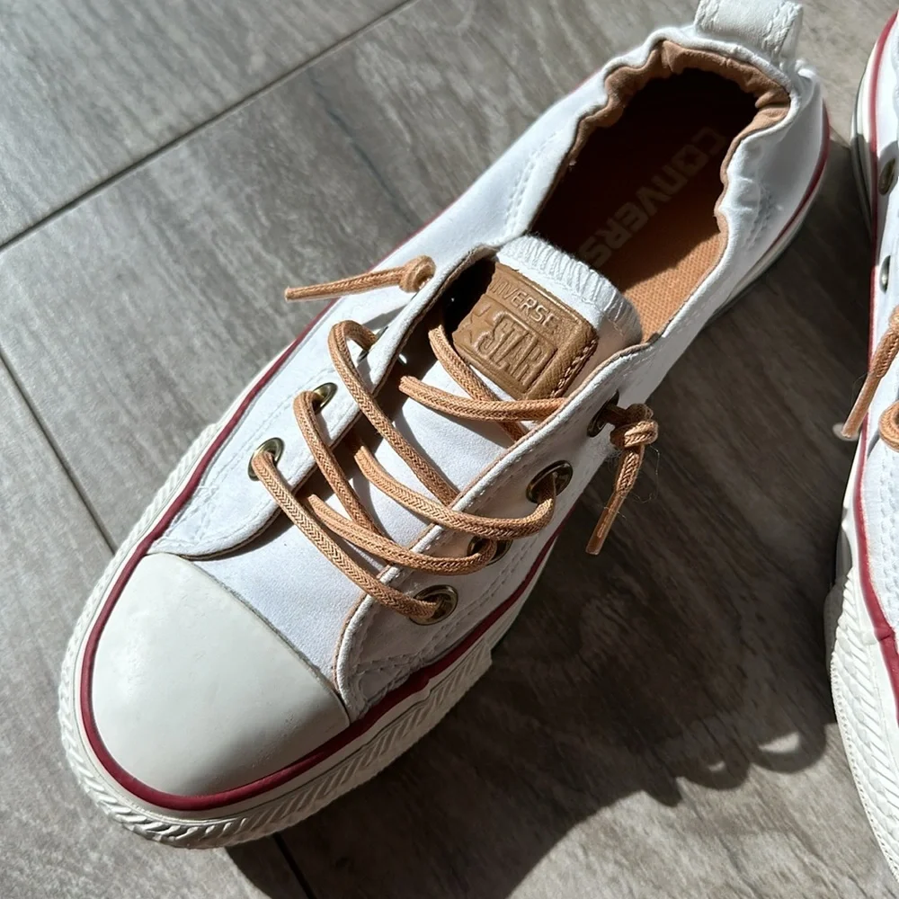 Converse Chuck Taylor All Star Shoreline Slip shoes - biscuit with tan laces - Picture 2 of 12